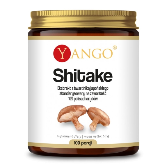 Yango Shitake ekstrakt 10% polisacharydów 50 g cena €15,29