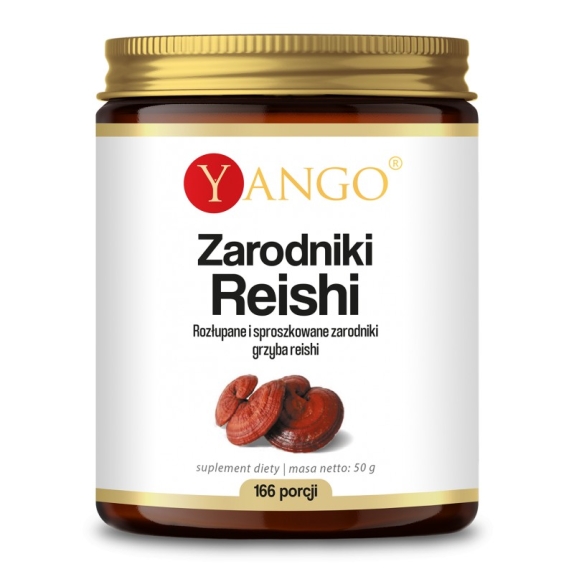 Yango Reishi zarodniki proszek 50 g cena 86,90zł