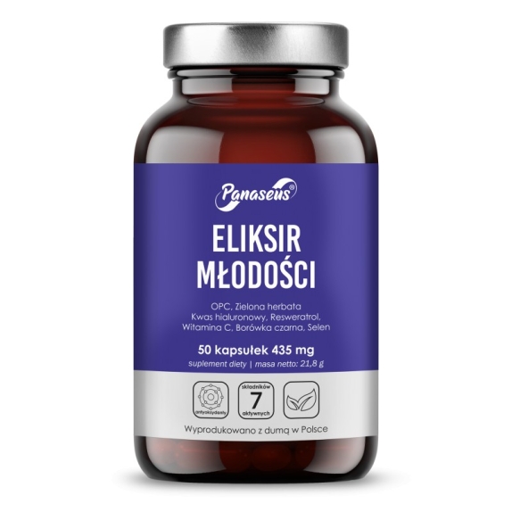 Yango Panaseus Eliksir młodości 50 kapsułek cena 31,50zł