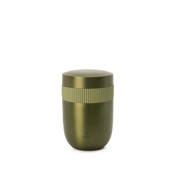 Lunchpot ze stali nierdzewnej dwuczęściowy Khaki 420 ml + 200 ml Chic-Mic cena 76,59zł