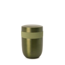 Lunchpot ze stali nierdzewnej dwuczęściowy Khaki 420 ml + 200 ml Chic-Mic