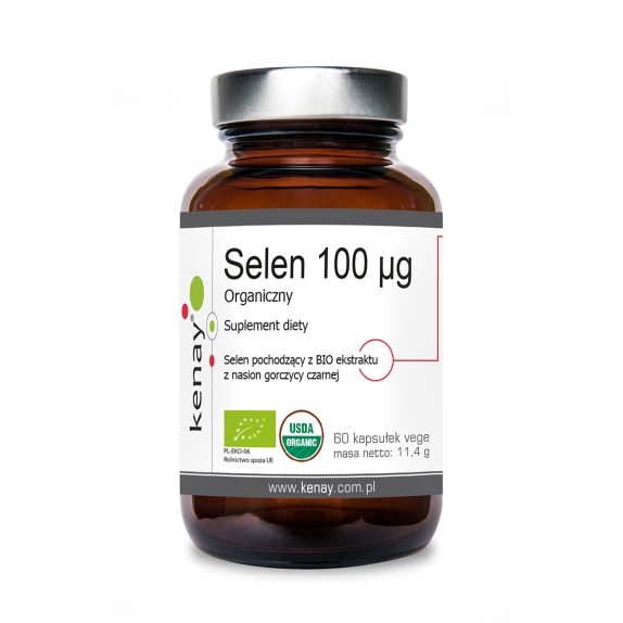 Kenay Selen 100 mcg Organiczny 60 kapsułek cena €4,64