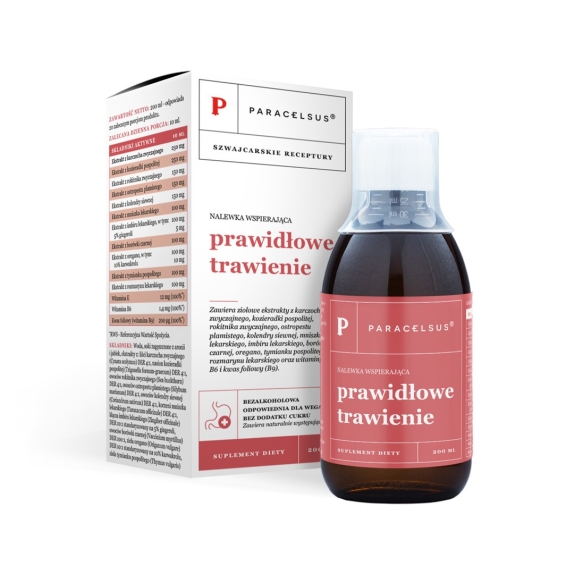 Aura Herbals paracelsus prawidłowe trawienie nalewka 200 ml cena 28,30zł