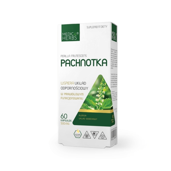 Medica Herbs Pachnotka 500 mg 60 kapsułek cena 6,21$