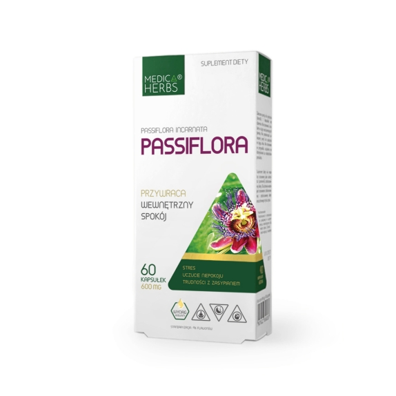 Medica Herbs Passiflora 60 kapsułek cena 25,90zł