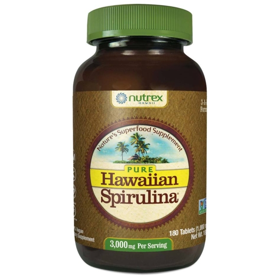 Nutrex Spirulina hawajska Paci 500 mg 180tab cena 169,90zł