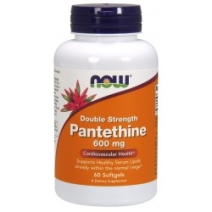 Now Foods pantethine double strength 600mg 60 kapsułek