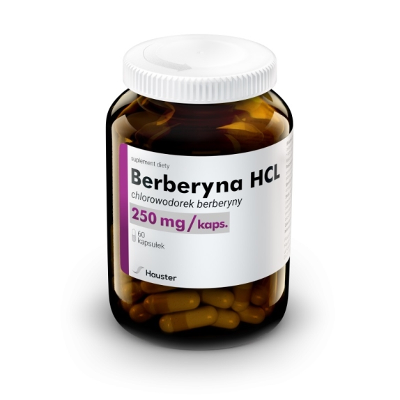 Hauster Berberyna HCL 250mg 60kaps cena 41,90zł