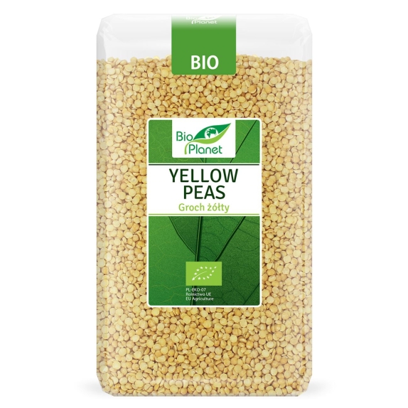 Groch żółty 1 kg BIO BioPlanet  cena 14,69zł