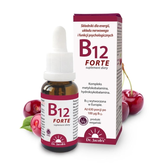 Dr Jacobs B12 Forte krople 20 ml cena 44,80zł