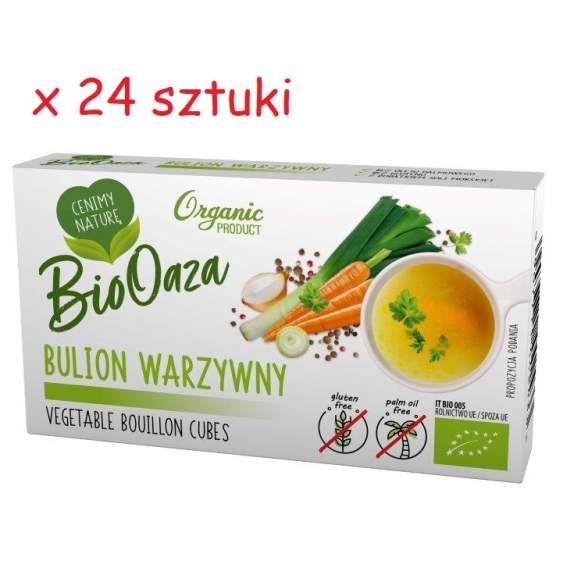 Bulion warzywny 66 g x 24 sztuki BIO BioOaza  cena 128,52zł
