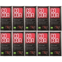 Cocoa czekolada surowa z jagodami goji 50 g x 10 sztuk BIO 