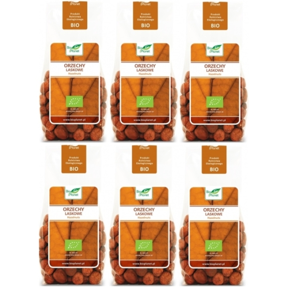 Orzechy laskowe 100 g x 6 sztuk BIO Bio Planet cena 14,07$