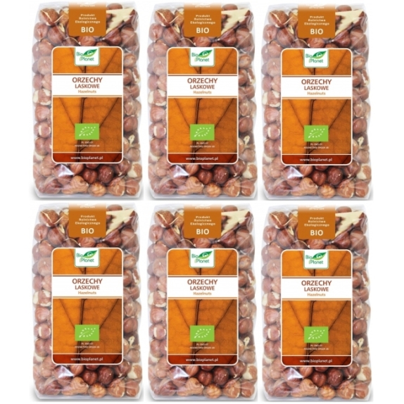 Orzechy laskowe 350 g x 6 sztuk BIO Bio Planet cena €34,33