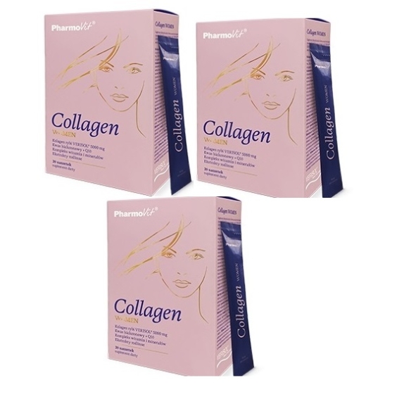 Pharmovit kolagen dla kobiet 20 saszetek x 3 sztuki cena €43,54