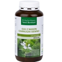 Sanct Bernhard Olej z nasion czarnuszki siewnej 400 kapsułek  cena 86,89zł