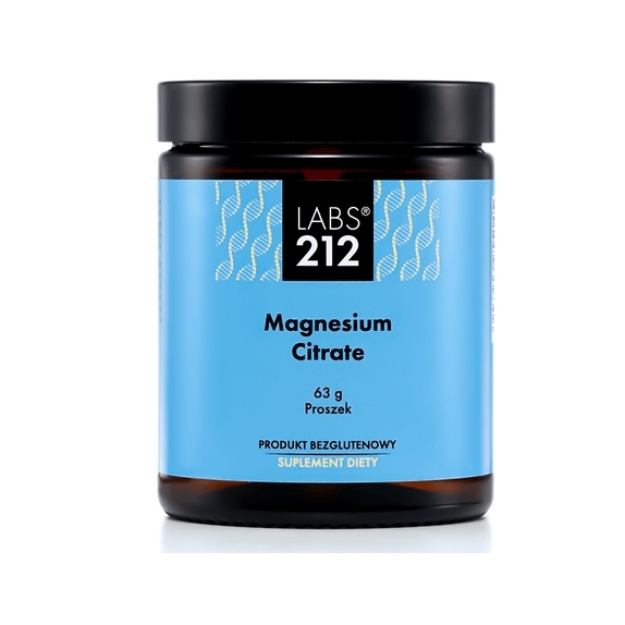 LABS212 Magnesium Citrate proszek 63g cena €15,63