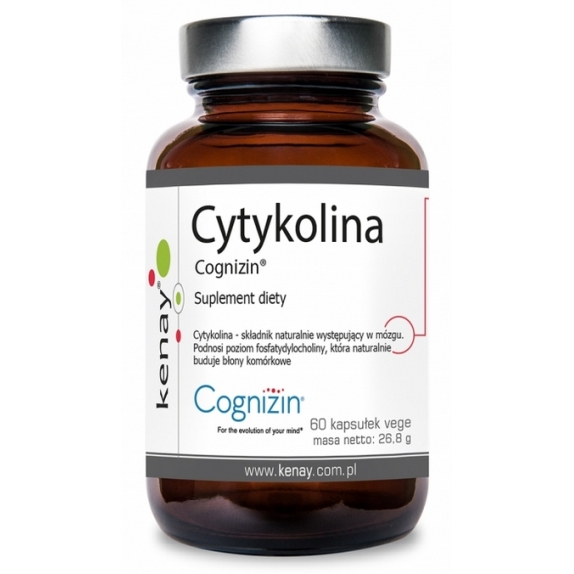 Kenay Cytykolina Cognizin 60kapsułek cena 75,80zł