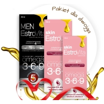 Pakiet dla Dwojga (Estrovita Skin 250ml, Estrovita Skin 150ml, Estrovita Men 250ml)