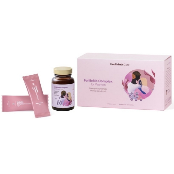 Health Labs FertileMe Complex for Women 30kapsułek + 30saszetek cena €47,56