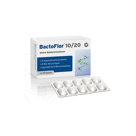 Dr Enzmann BactoFlor 10/20 100kapsułek Mito-Pharma cena 65,88$