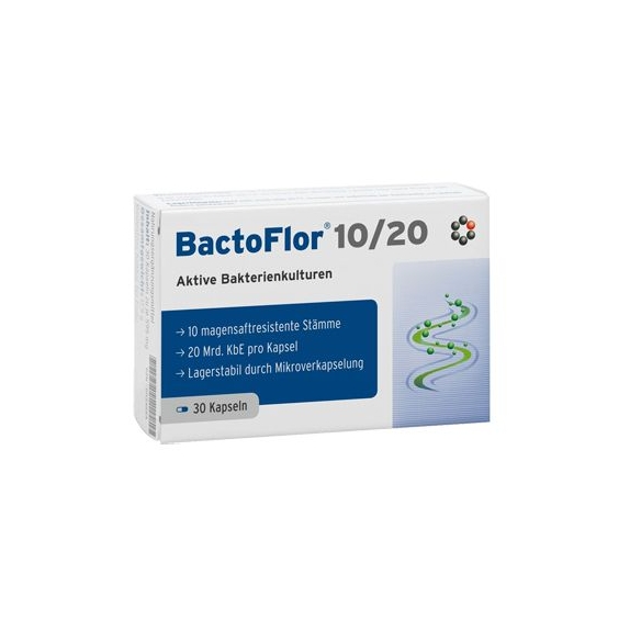 Dr Enzmann BactoFlor 10/20 30kapsułek Mito-Pharma cena 29,16$