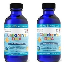 Children's DHA - Kwasy DHA dla dzieci 530 mg, truskawka, 119 ml Nordic Naturals