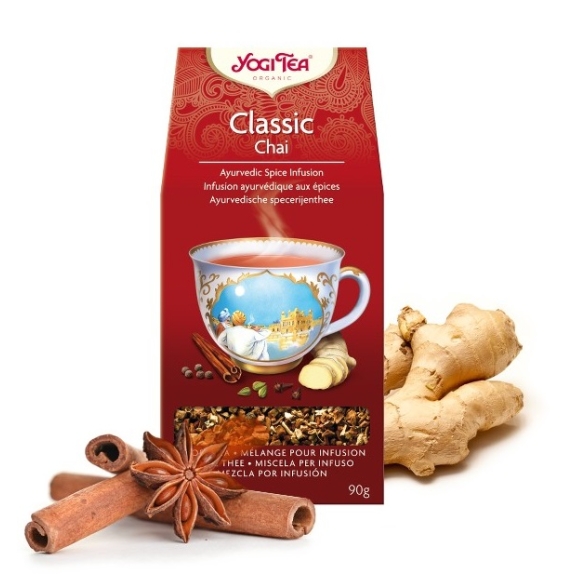Herbata klasyczny czaj smak cynamonu 90 g BIO Yogi Tea cena 14,50zł