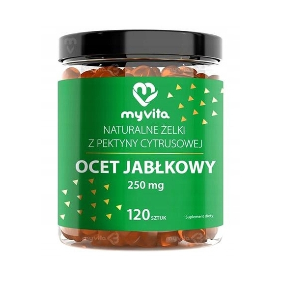 MyVita Ocet jabłkowy 120 żelek  cena 49,90zł