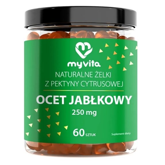 MyVita Ocet jabłkowy żelki 60sztuk cena 32,90zł