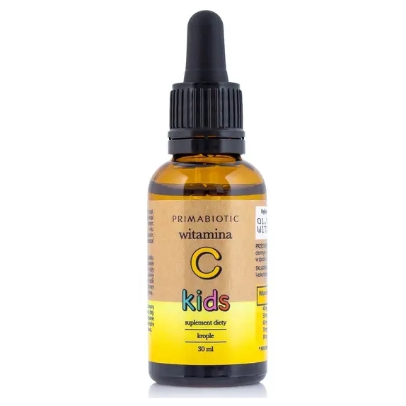 Primabiotic Witamina C Kids krople 30ml cena 4,56$