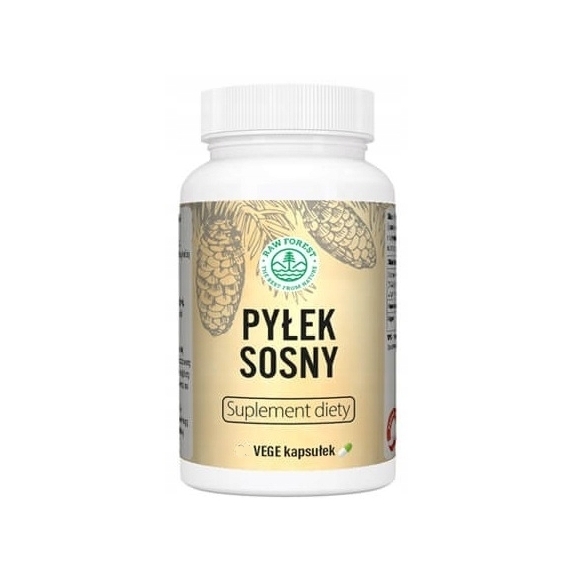 Pyłek sosny 90 kapsułek Raw Forest cena 10,53$