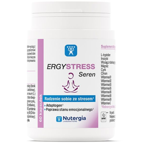 Ergystress seren 60 kapsułek Nutergia  cena 26,43$