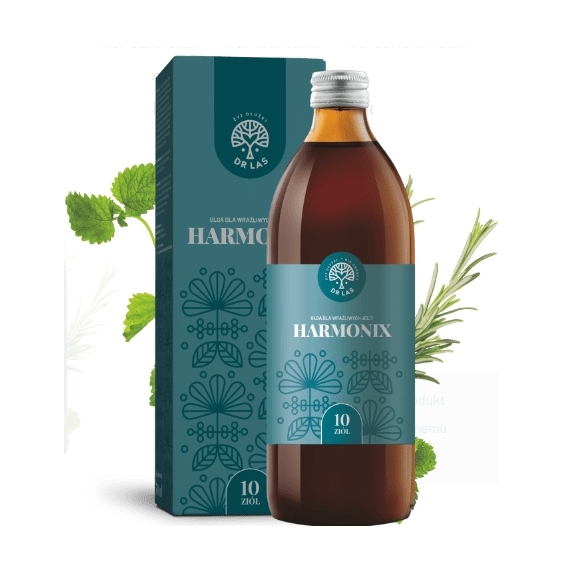 Harmonix preparat ziołowy na bezsenność płyn 500ml Dr Las cena 79,00zł