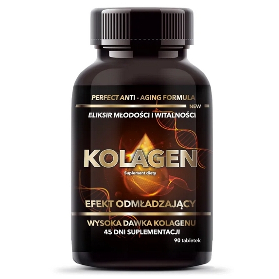 Intenson Kolagen 500 mg efekt odmładzający 90 tabletek  cena 9,69$