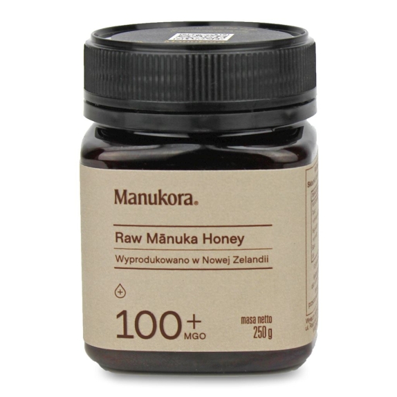 Miód Manuka RAW MGO 100+  250 g Manukora  cena 71,69zł