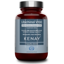 Kenay Ubichinol V100 aktywna forma Koenzymu Q10 120kapsułek