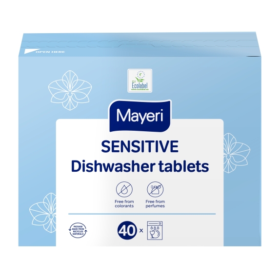 Mayeri tabletki do zmywarki sensitive ALL-IN-ONE 40 sztuk cena €9,28