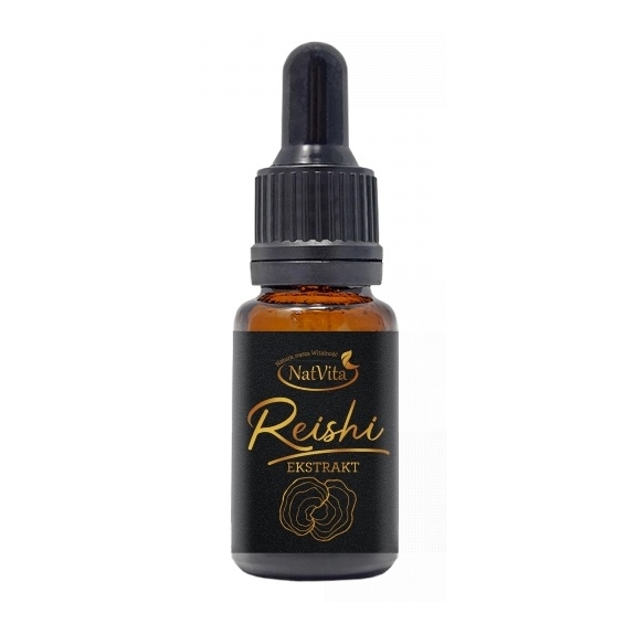 Natvita reishi ekstrakt wodno-alkoholowy 30 ml cena 24,03$