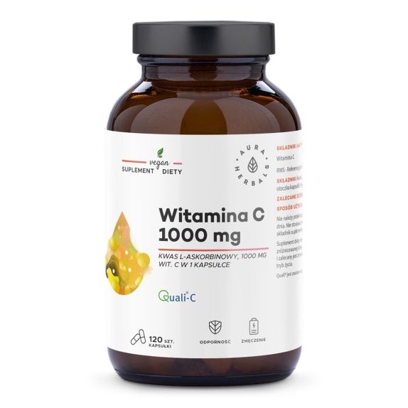 Aura Herbals witamina C 1000 mg 120 kapsułek cena €12,89