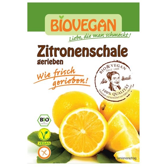 Skórka cytryny suszona bezglutenowa 9 g BIO Biovegan cena 5,35zł