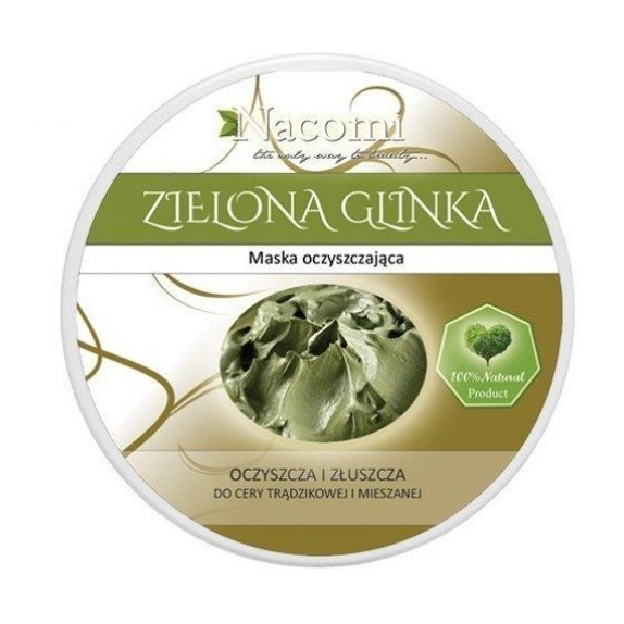 Nacomi glinka zielona 200 ml cena 19,35zł