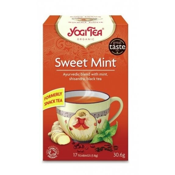 Herbata Słodka Mięta 17 saszetek Yogi Tea cena 13,75zł
