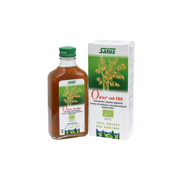 Salus sok z owsa BIO 200 ml cena 32,65zł