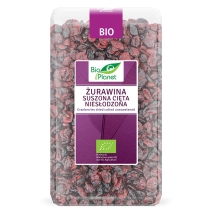 Żurawina suszona cięta niesłodzona 1kg BIO Bio Planet 