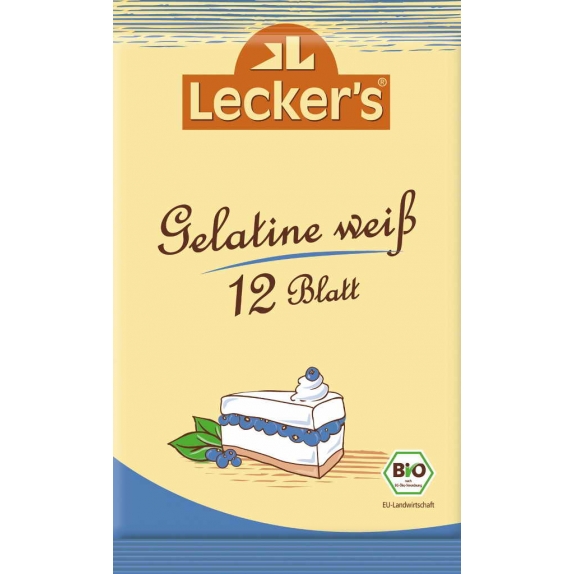 Żelatyna w listkach 20 g Lecker's cena 9,35zł