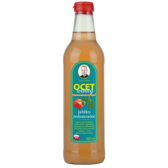 Ocet winny jabłko rdestowiec 500 ml Biały Saibaba cena €7,90