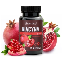 Niacyna z granatem 60 kapsułek Skoczylas