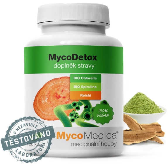MycoMedica MycoDetox 120 kapsułek cena 28,35$