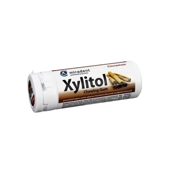 Xylitol guma cynamonowa 30 sztuk Miradent cena 4,18$